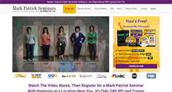 Desktop Screenshot of markpatrickseminars.com